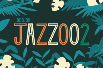 Jazzoo 2 - Oddjob, illustration Ben Javens pochette du second livre musical jazzoo