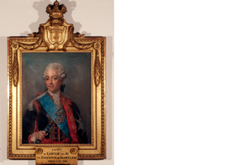 Un portrait en pastel du roi Gustaf III par Gustaf Lundberg, 1778