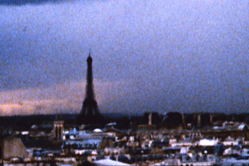 Vue sur Paris et la tour Eiffel